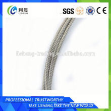 6x19 Cuerda de alambre de acero galvanizado 15mm